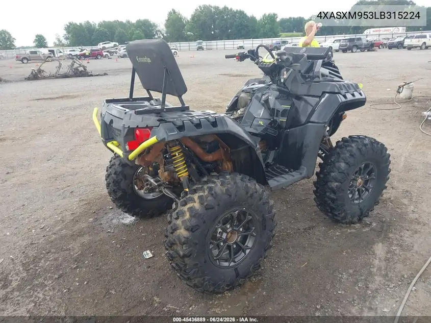 2020 Polaris Sportsman Xp 1000 High Lifter Edition VIN: 4XASXM953LB315224 Lot: 45436889