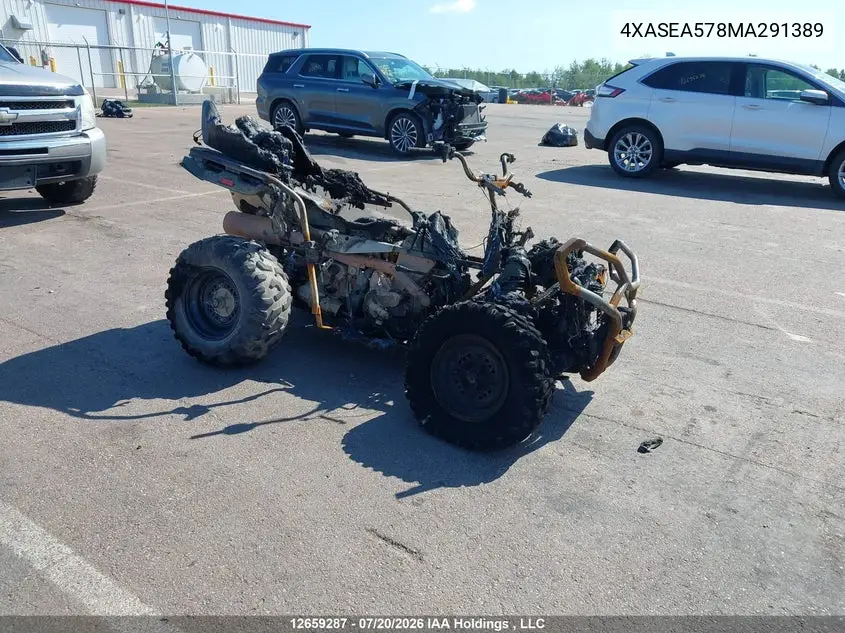 2021 Polaris Sportsman 570 VIN: 4XASEA578MA291389 Lot: 12659287