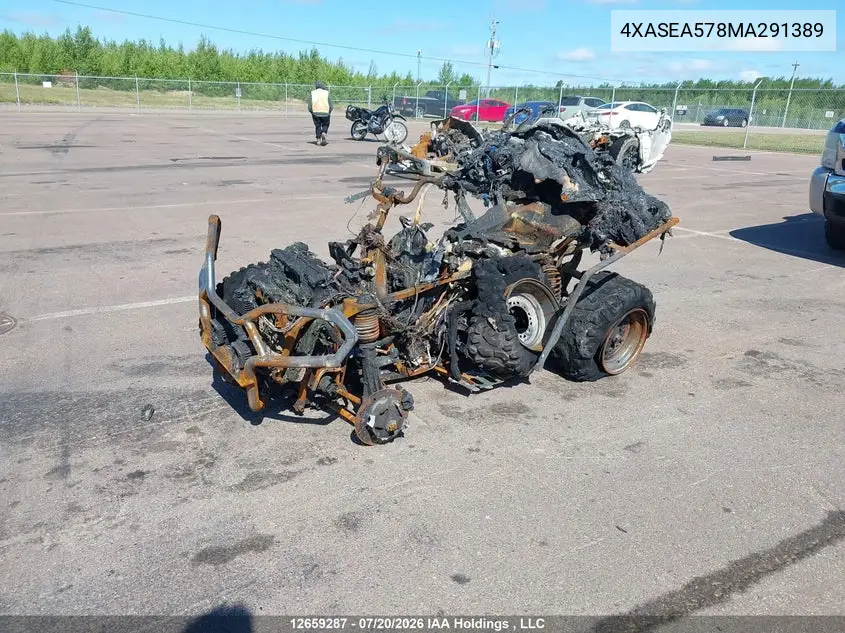 2021 Polaris Sportsman 570 VIN: 4XASEA578MA291389 Lot: 12659287