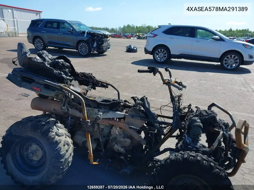 2021 Polaris Sportsman 570 VIN: 4XASEA578MA291389 Lot: 12659287