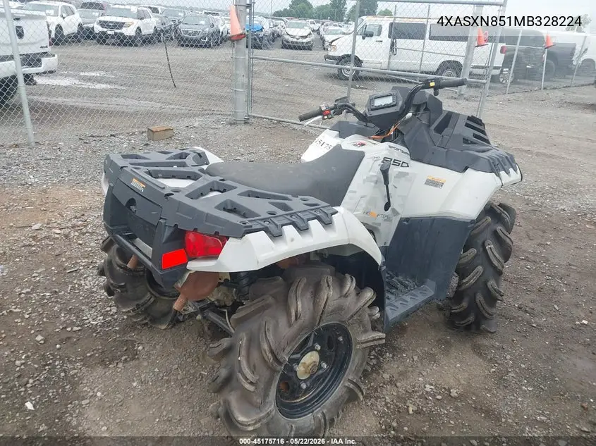 2021 Polaris Sportsman 850 High Lifter Edition VIN: 4XASXN851MB328224 Lot: 45175716