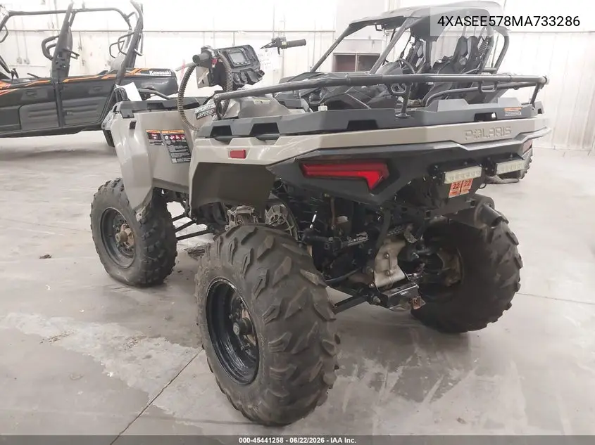 2021 Polaris Sportsman 570 Eps VIN: 4XASEE578MA733286 Lot: 45441258