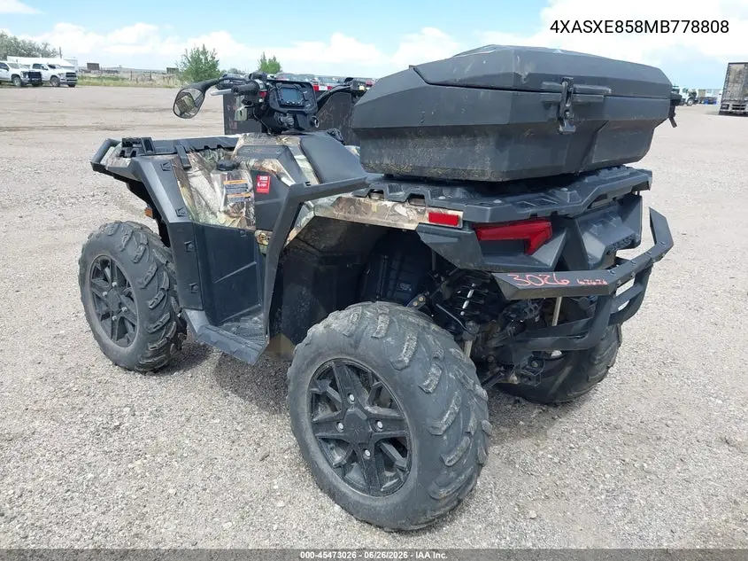 2021 Polaris Sportsman 850 Premium VIN: 4XASXE858MB778808 Lot: 45473026