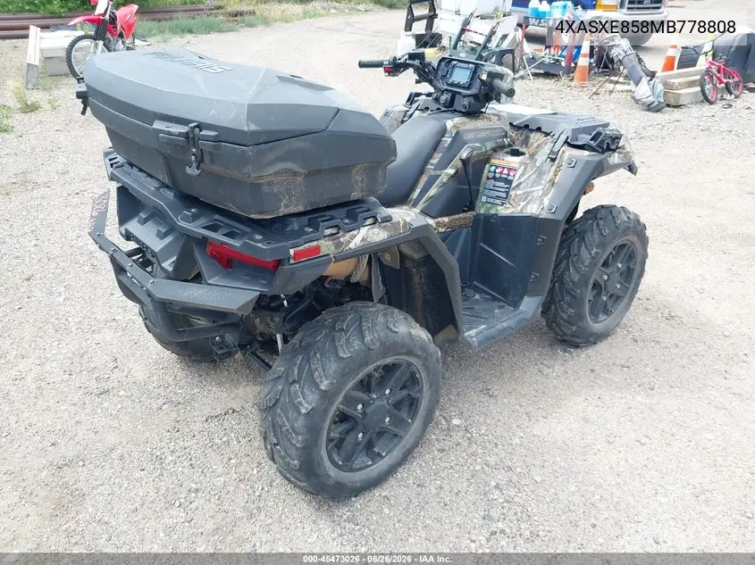 2021 Polaris Sportsman 850 Premium VIN: 4XASXE858MB778808 Lot: 45473026