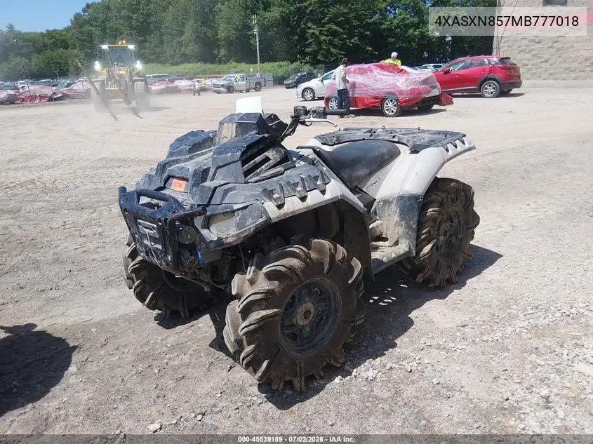 2021 Polaris Sportsman 850 High Lifter Edition VIN: 4XASXN857MB777018 Lot: 45539189