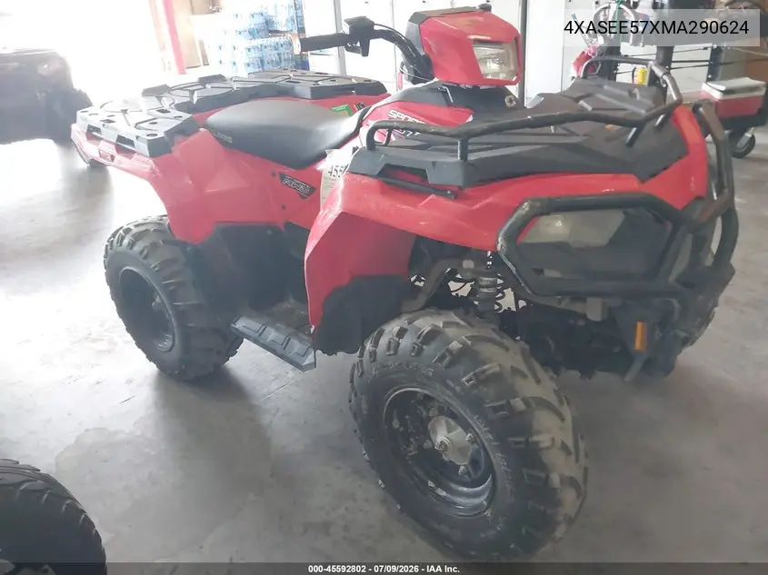 2021 Polaris Sportsman 570 Eps VIN: 4XASEE57XMA290624 Lot: 45592802