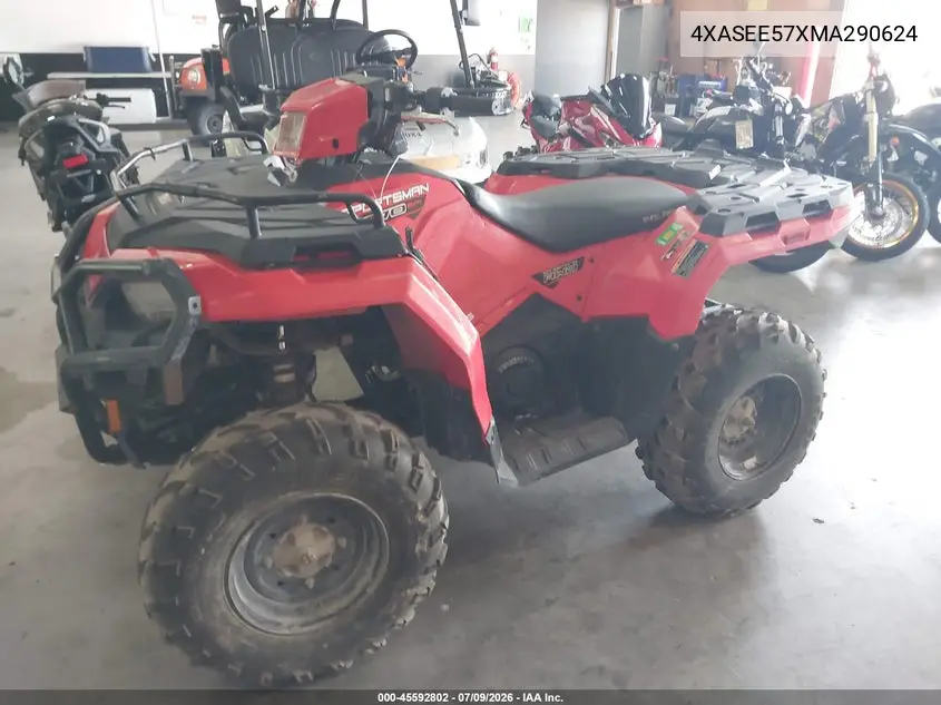 2021 Polaris Sportsman 570 Eps VIN: 4XASEE57XMA290624 Lot: 45592802