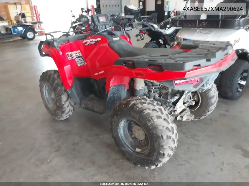 2021 Polaris Sportsman 570 Eps VIN: 4XASEE57XMA290624 Lot: 45592802