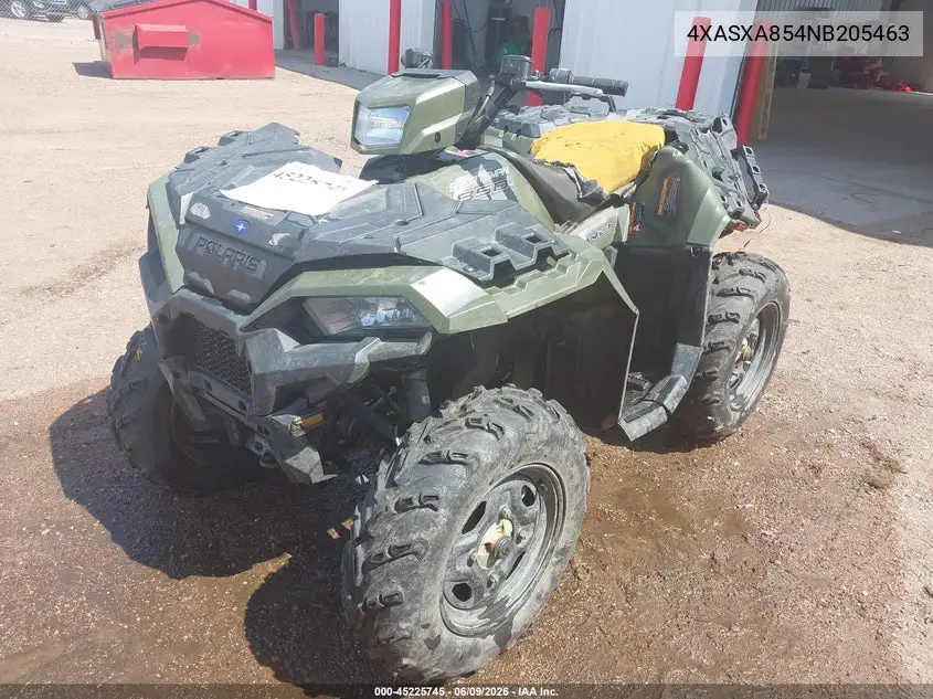 2022 Polaris Sportsman 850 VIN: 4XASXA854NB205463 Lot: 45225745