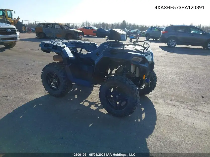 2023 Polaris Sportsman Trail 570 VIN: 4XASHE573PA120391 Lot: 12600109