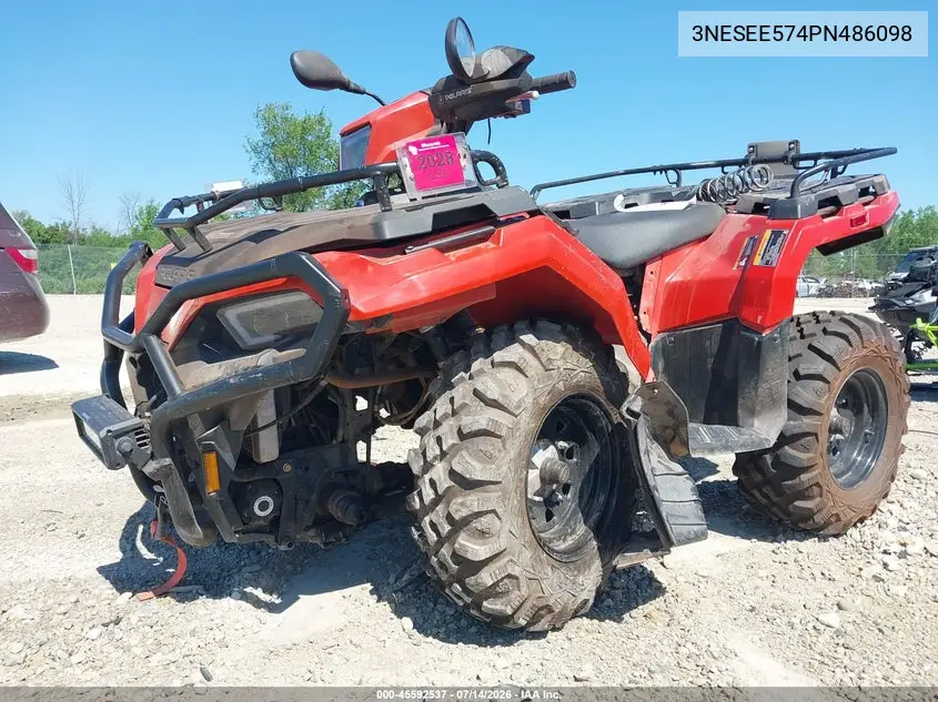 2023 Polaris Sportsman VIN: 3NESEE574PN486098 Lot: 45592537