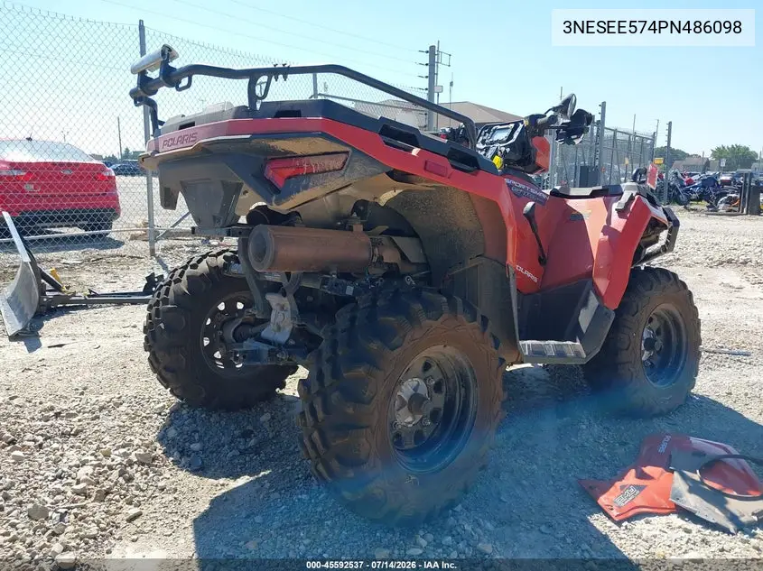 2023 Polaris Sportsman VIN: 3NESEE574PN486098 Lot: 45592537