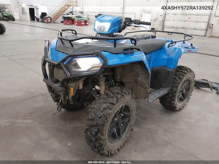 2024 Polaris Sportsman Trail 570 VIN: 4XASHY572RA139292 Lot: 45374574