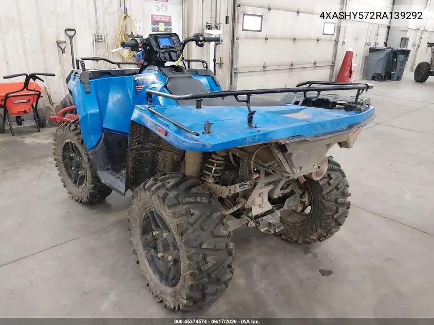 2024 Polaris Sportsman Trail 570 VIN: 4XASHY572RA139292 Lot: 45374574