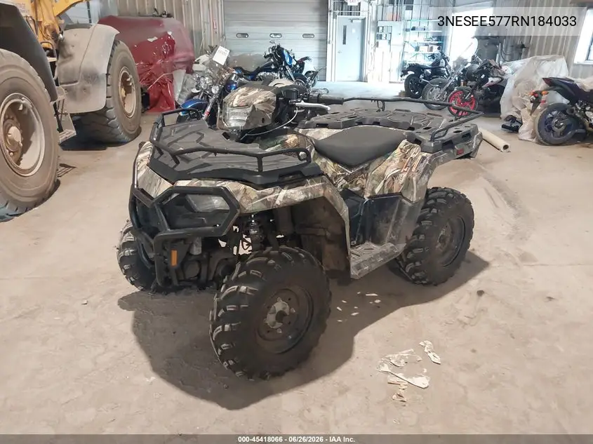 2024 Polaris Sportsman VIN: 3NESEE577RN184033 Lot: 45418066