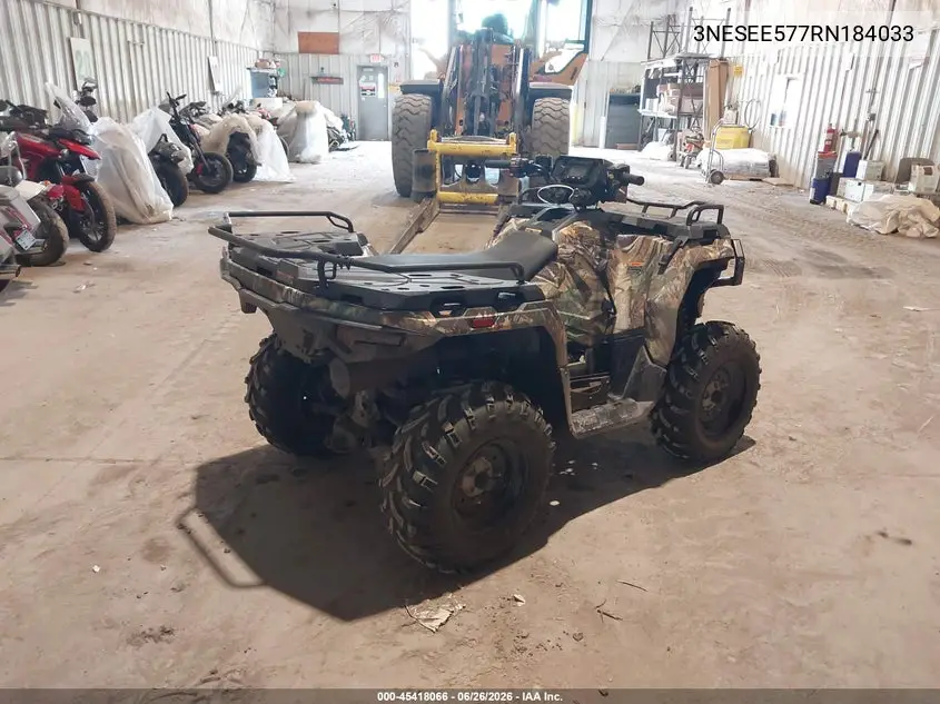 2024 Polaris Sportsman VIN: 3NESEE577RN184033 Lot: 45418066