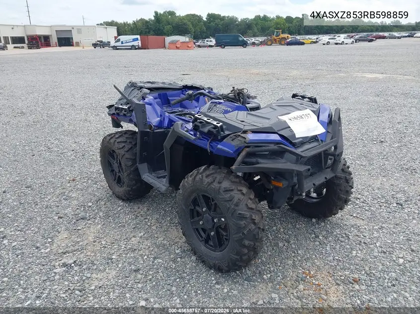 2024 Polaris Sportsman 850 Ultimate Trail Le VIN: 4XASXZ853RB598859 Lot: 45658757