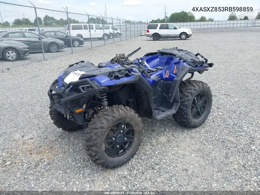 2024 Polaris Sportsman 850 Ultimate Trail Le VIN: 4XASXZ853RB598859 Lot: 45658757