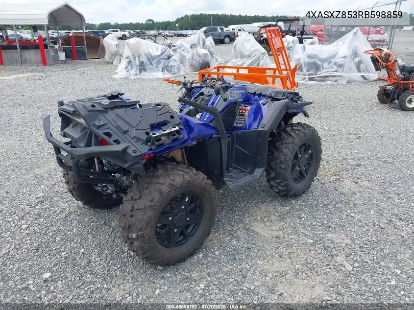 2024 Polaris Sportsman 850 Ultimate Trail Le VIN: 4XASXZ853RB598859 Lot: 45658757
