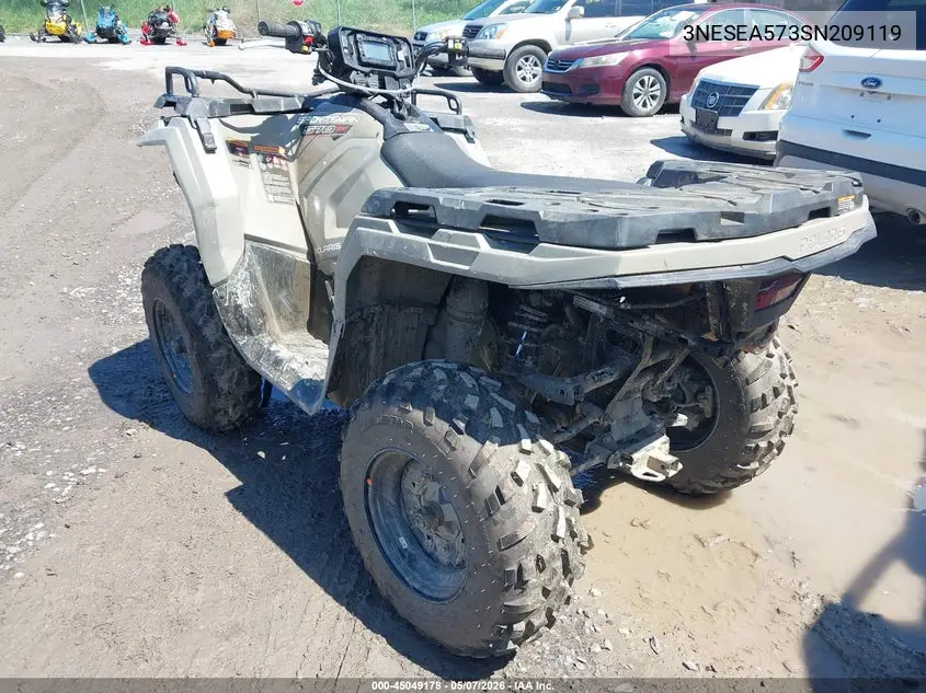 2025 Polaris Sportsman 570 VIN: 3NESEA573SN209119 Lot: 45049178