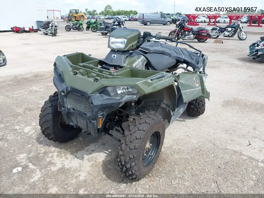 2025 Polaris Sportsman 450 H.o. VIN: 4XASEA50XSA015957 Lot: 45603897