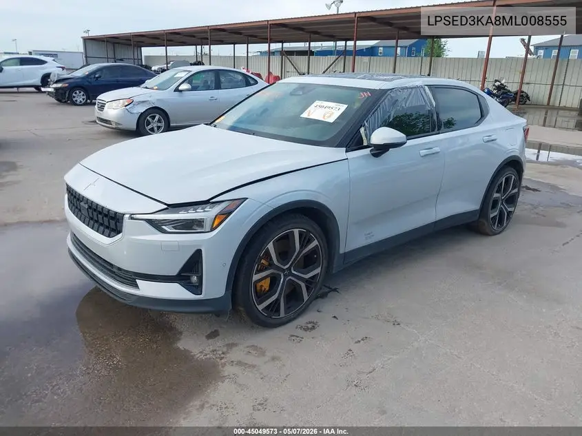 2021 Polestar 2 Launch Edition VIN: LPSED3KA8ML008555 Lot: 45049573