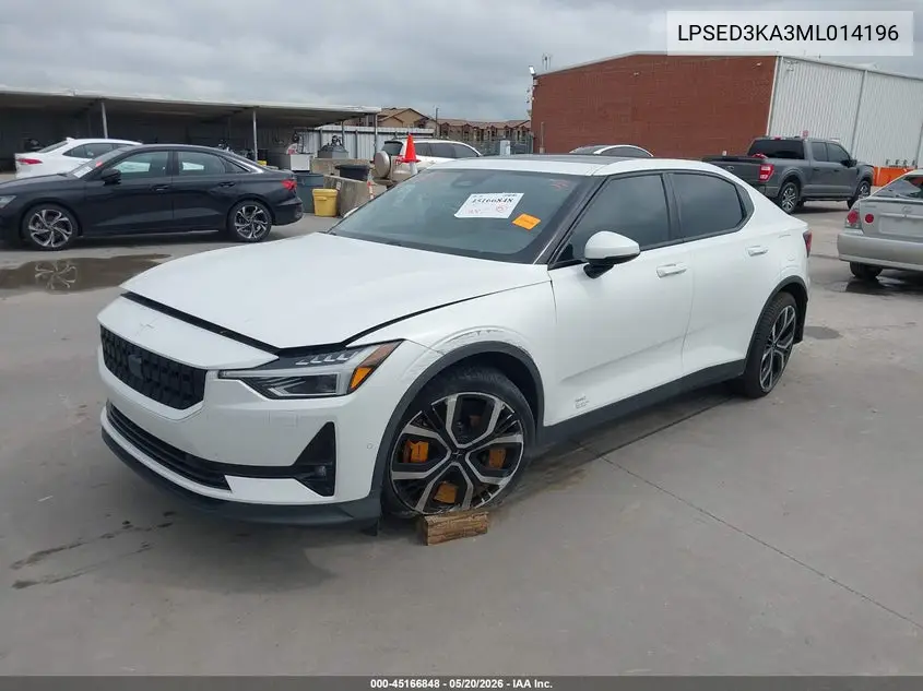 2021 Polestar 2 Launch Edition VIN: LPSED3KA3ML014196 Lot: 45166848