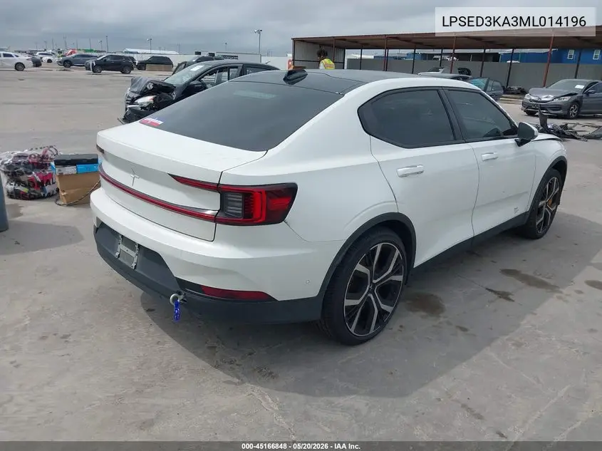 2021 Polestar 2 Launch Edition VIN: LPSED3KA3ML014196 Lot: 45166848