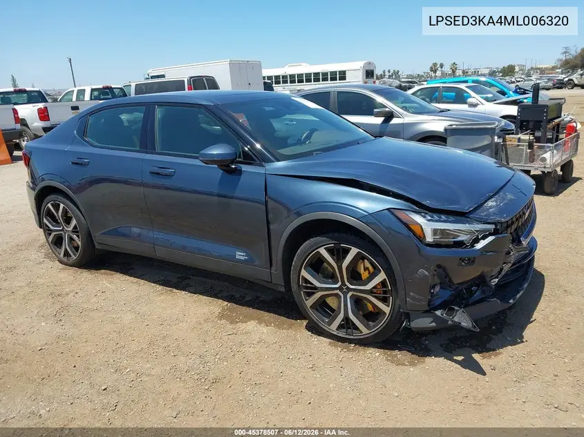2021 Polestar 2 Launch Edition VIN: LPSED3KA4ML006320 Lot: 45378507