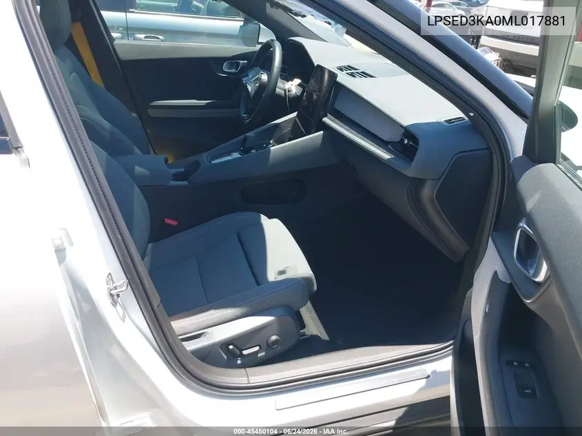 2021 Polestar 2 Launch Edition VIN: LPSED3KA0ML017881 Lot: 45450104