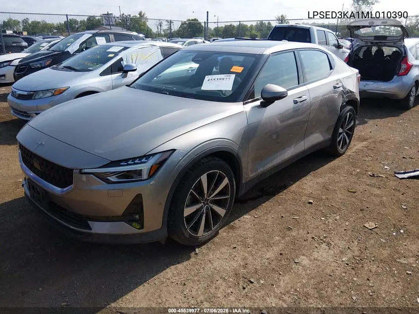 2021 Polestar 2 Launch Edition VIN: LPSED3KA1ML010390 Lot: 45539977
