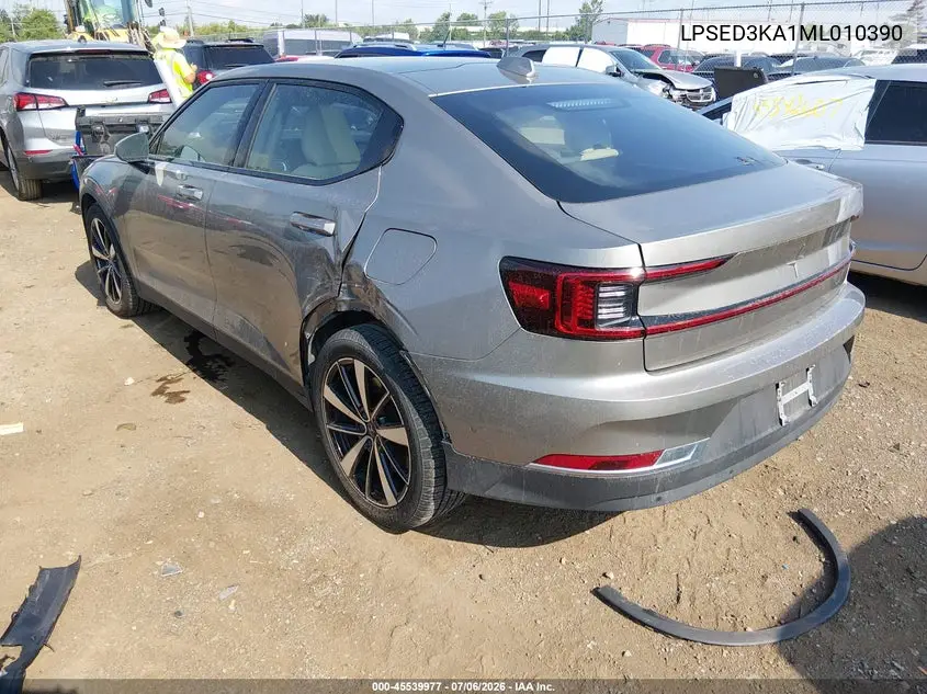 2021 Polestar 2 Launch Edition VIN: LPSED3KA1ML010390 Lot: 45539977