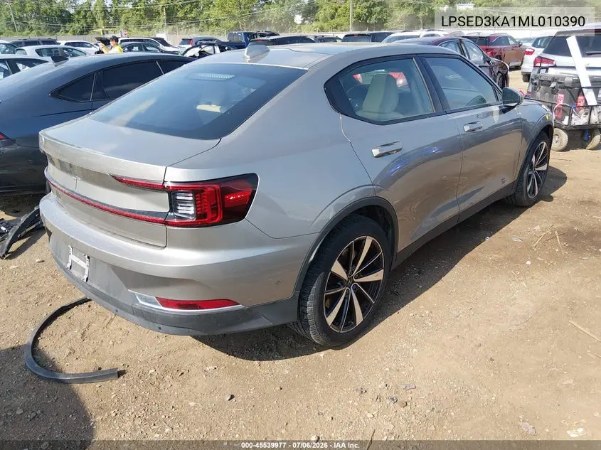 2021 Polestar 2 Launch Edition VIN: LPSED3KA1ML010390 Lot: 45539977
