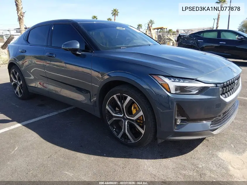 2022 Polestar 2 Long Range Dual Motor VIN: LPSED3KA1NL077878 Lot: 44496361