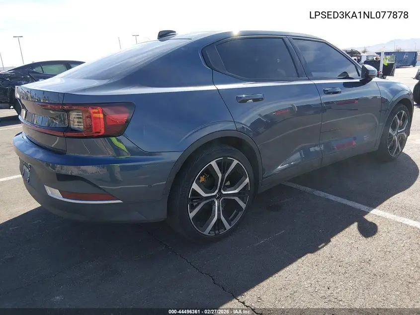 2022 Polestar 2 Long Range Dual Motor VIN: LPSED3KA1NL077878 Lot: 44496361
