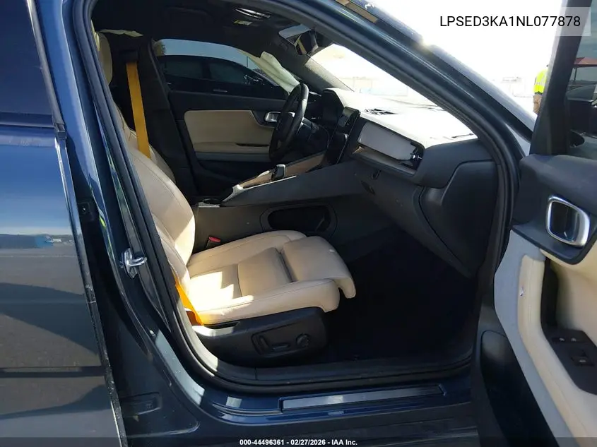 2022 Polestar 2 Long Range Dual Motor VIN: LPSED3KA1NL077878 Lot: 44496361