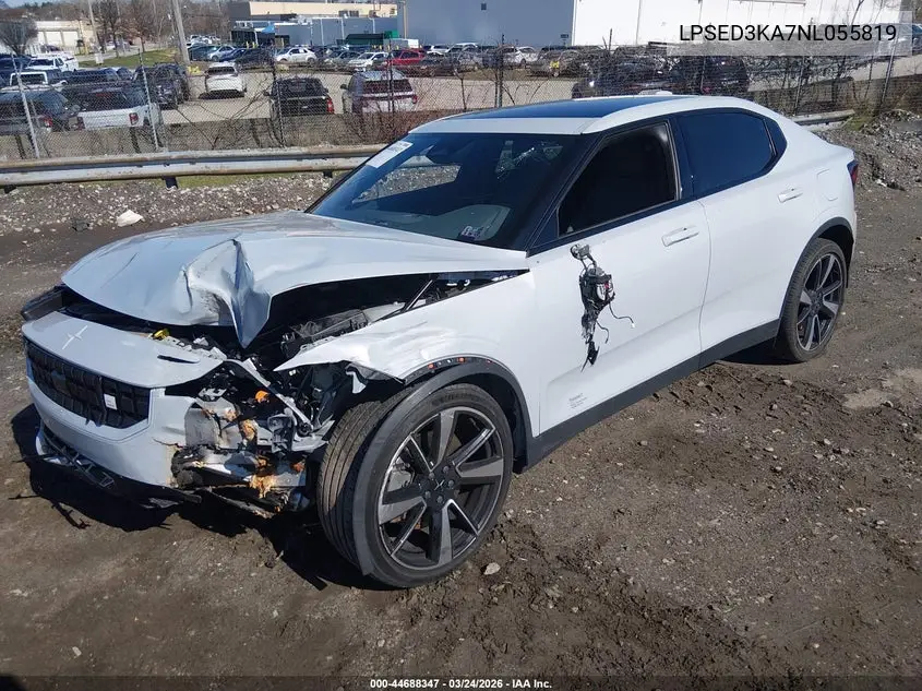 2022 Polestar 2 Long Range Dual Motor VIN: LPSED3KA7NL055819 Lot: 44688347