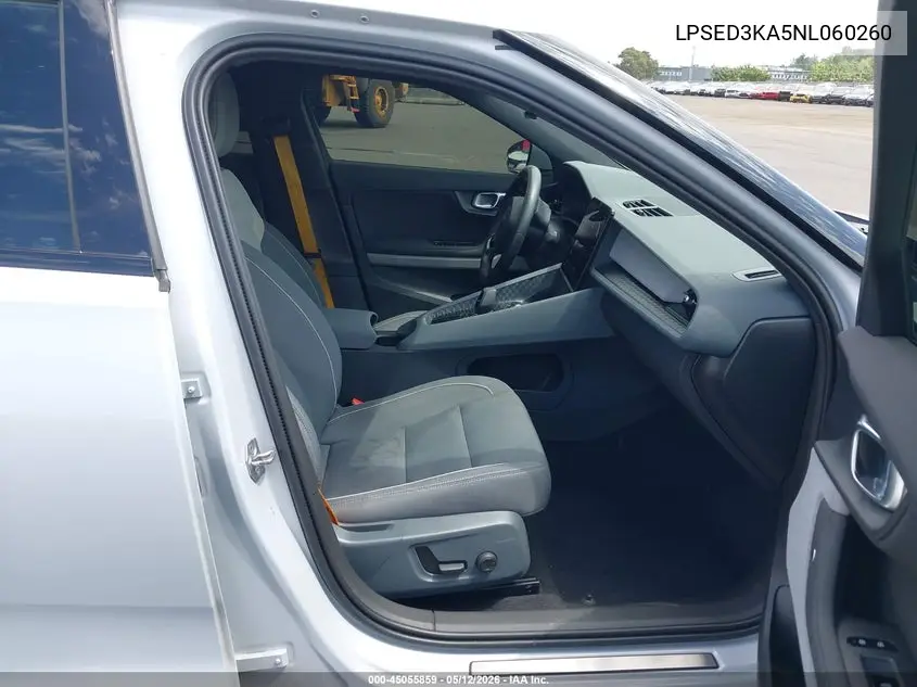 2022 Polestar 2 Long Range Dual Motor VIN: LPSED3KA5NL060260 Lot: 45055859