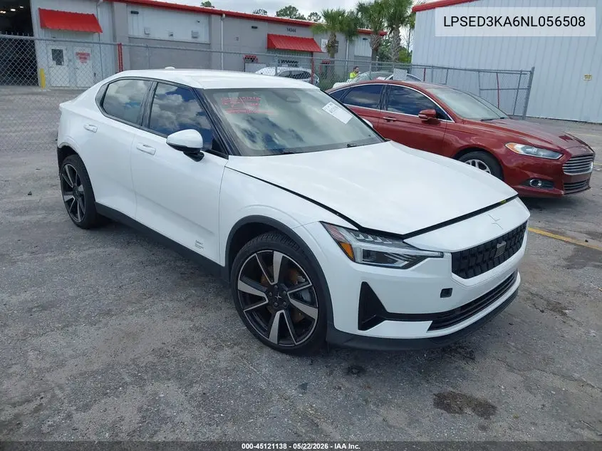 2022 Polestar 2 Long Range Dual Motor VIN: LPSED3KA6NL056508 Lot: 45121138