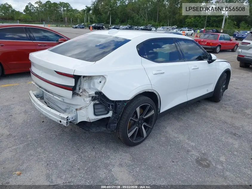 2022 Polestar 2 Long Range Dual Motor VIN: LPSED3KA6NL056508 Lot: 45121138
