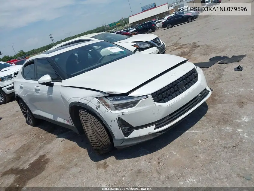 2022 Polestar 2 Long Range Dual Motor VIN: LPSED3KA1NL079596 Lot: 45502805