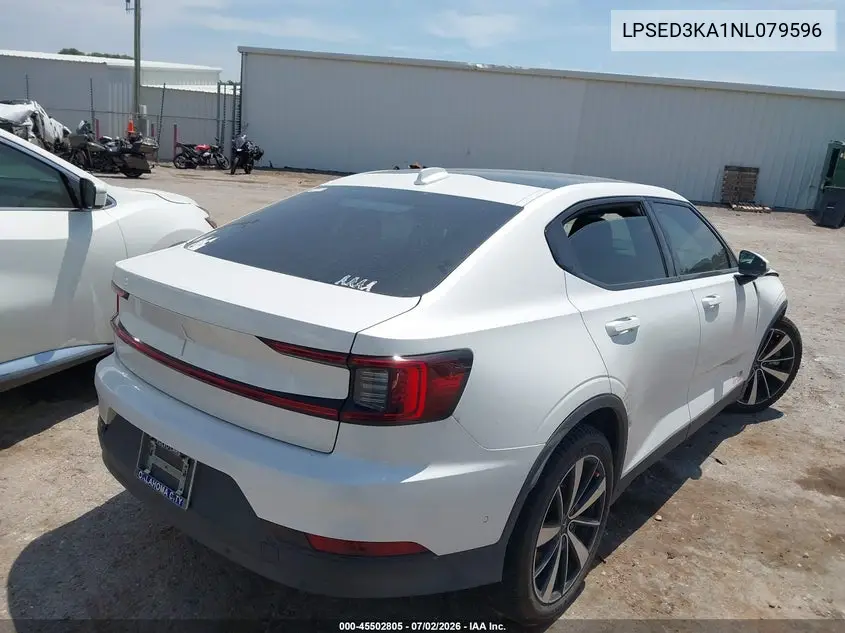 2022 Polestar 2 Long Range Dual Motor VIN: LPSED3KA1NL079596 Lot: 45502805