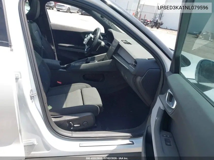 2022 Polestar 2 Long Range Dual Motor VIN: LPSED3KA1NL079596 Lot: 45502805