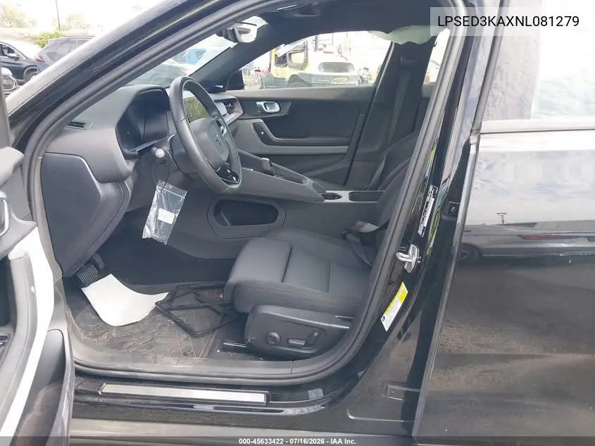 2022 Polestar 2 Long Range Dual Motor VIN: LPSED3KAXNL081279 Lot: 45633422