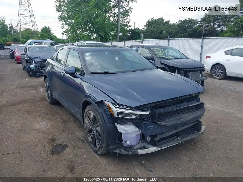 2023 Polestar 2 VIN: YSMED3KA4PL163443 Lot: 12633425