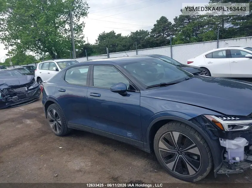 2023 Polestar 2 VIN: YSMED3KA4PL163443 Lot: 12633425