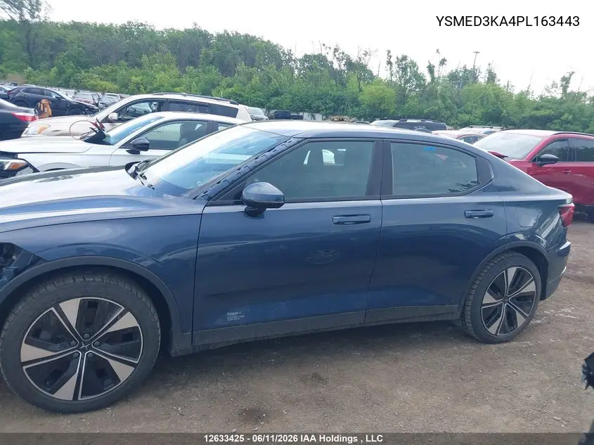 2023 Polestar 2 VIN: YSMED3KA4PL163443 Lot: 12633425