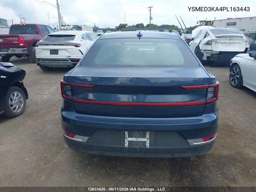 2023 Polestar 2 VIN: YSMED3KA4PL163443 Lot: 12633425