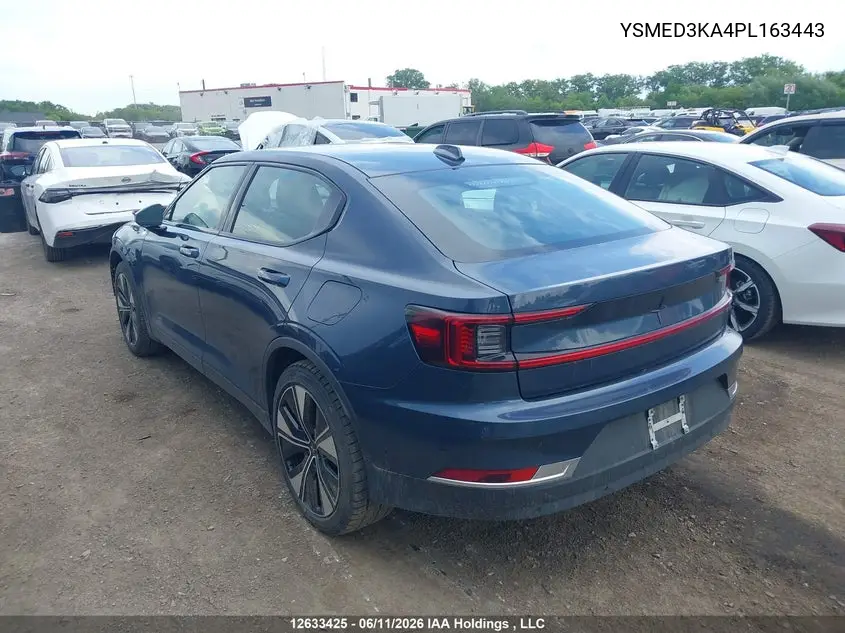 2023 Polestar 2 VIN: YSMED3KA4PL163443 Lot: 12633425