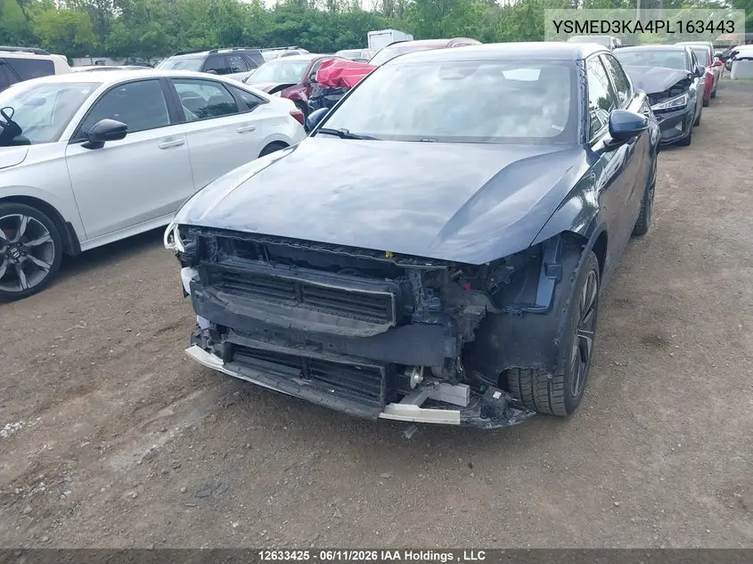 2023 Polestar 2 VIN: YSMED3KA4PL163443 Lot: 12633425